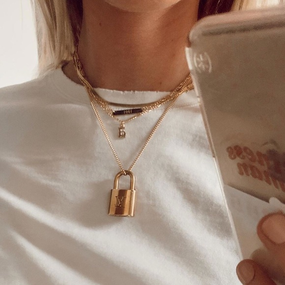 Louis Vuitton Vintage Lock with Chain - Picture 2 of 5